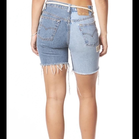 RILEY 1880 UNFINISHED MASTERPIECE CUT OFF SHORTS - Picture 3 of 8